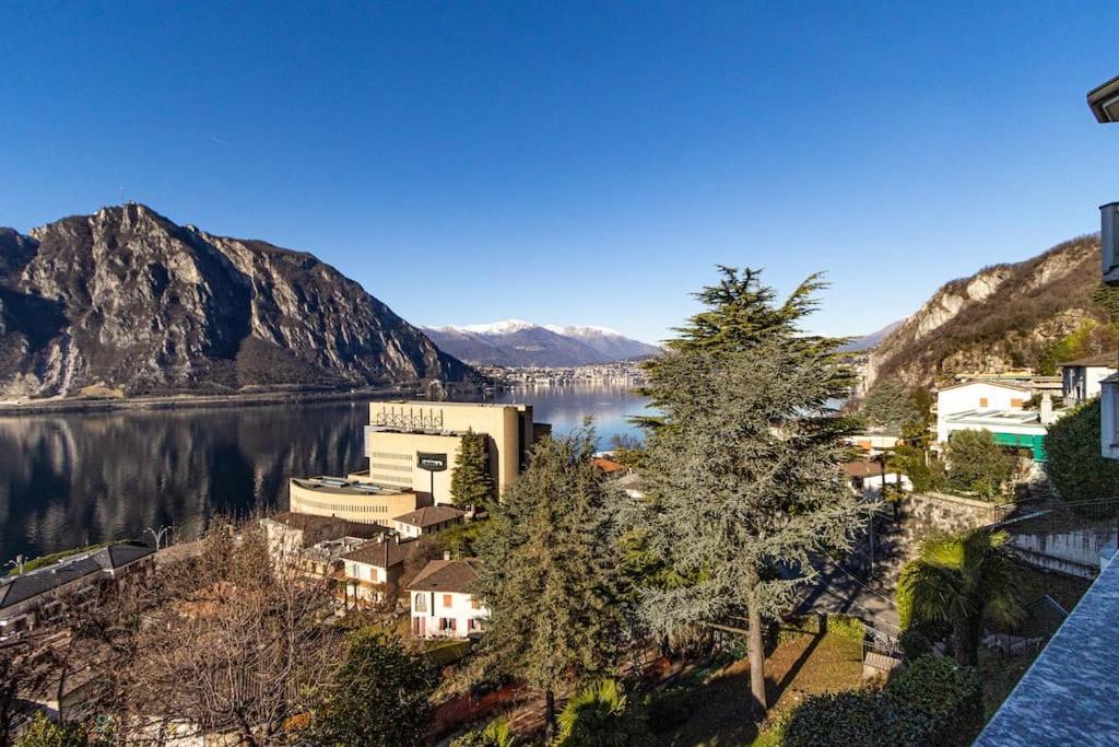 Wraparound Lake Views Bellavista Residence Campione dʼItalia المظهر الخارجي الصورة